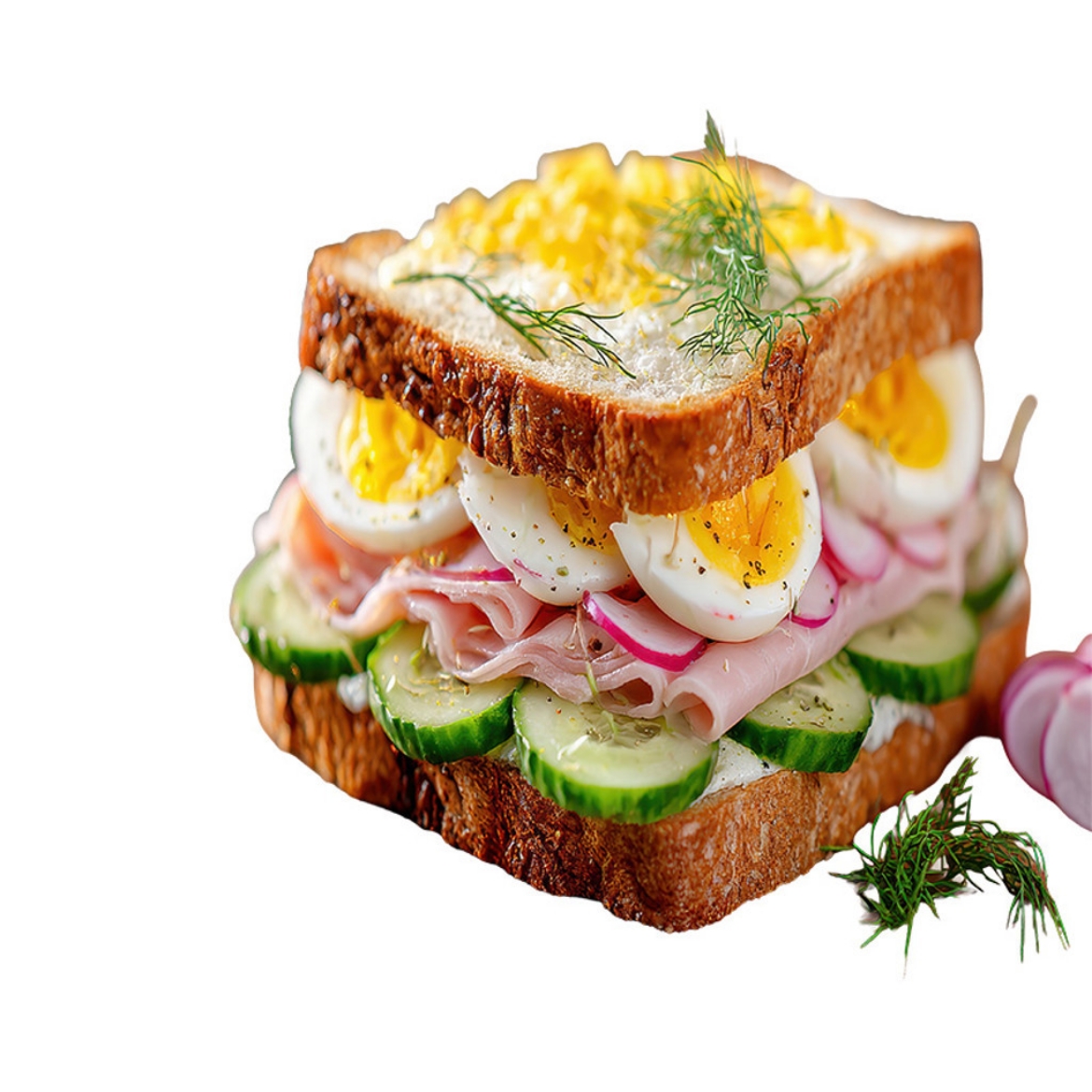 Picture of Deli Sandwich Favourite Ham & Egg Salad
