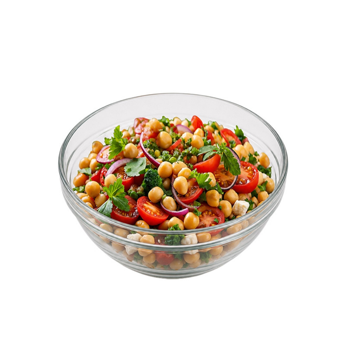 Picture of Chickpeas, Harissa & Roast Peppers Salad 
