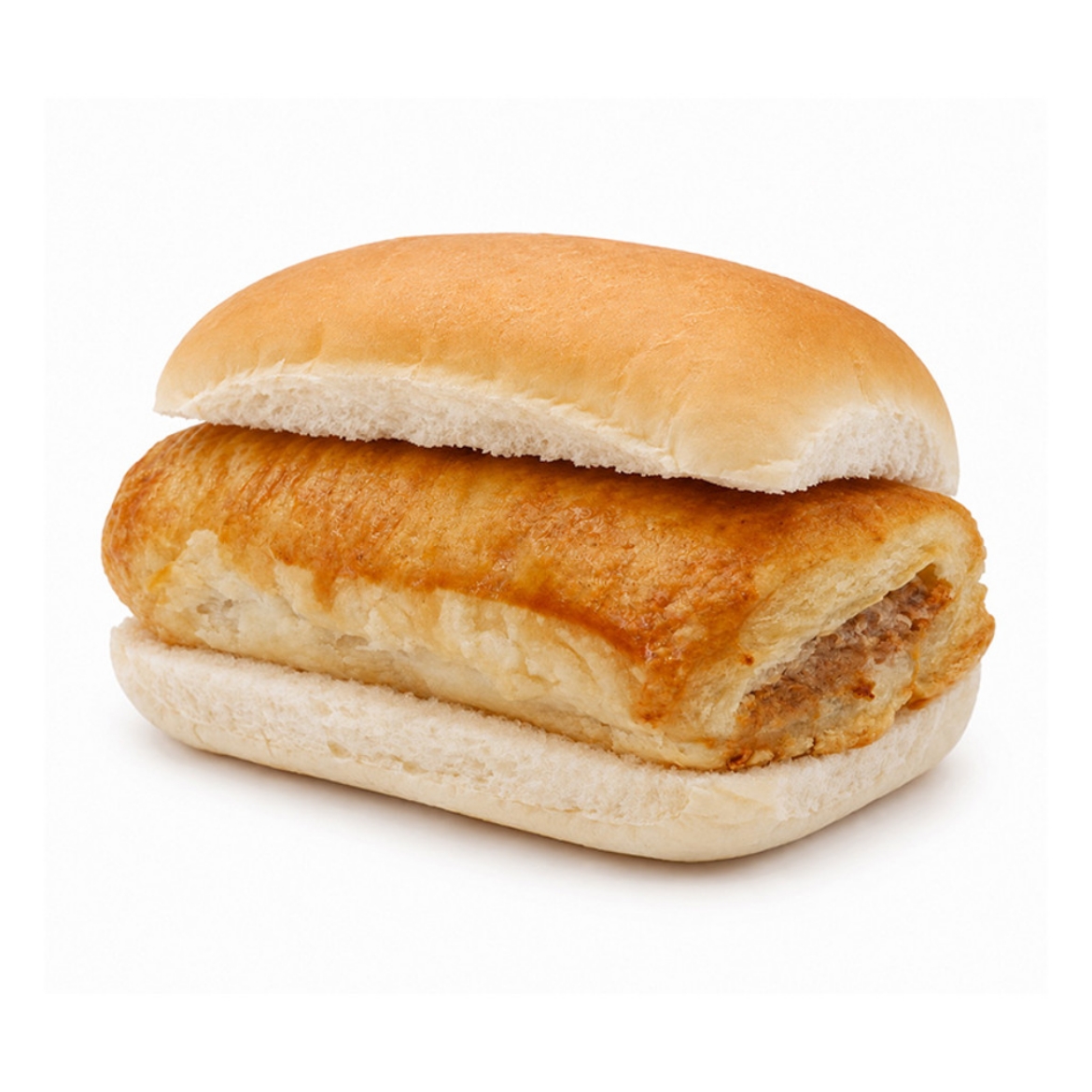 Picture of Large Pork Sausage Roll Bap