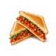 Picture of Vegetarian Chickpea & Roasted Red Pepper Sandwich 