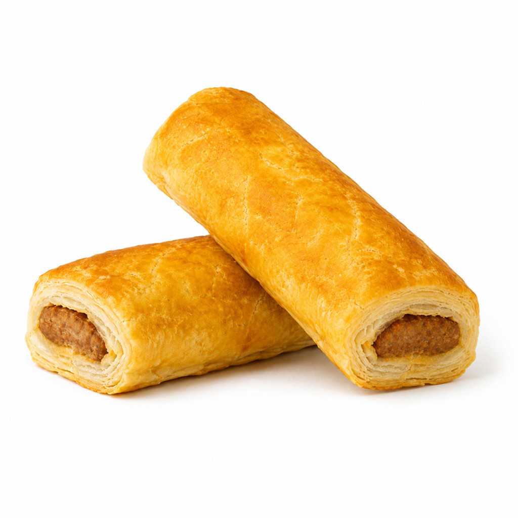 Beef & Onion Sausage Roll Medium  [+£1.30]