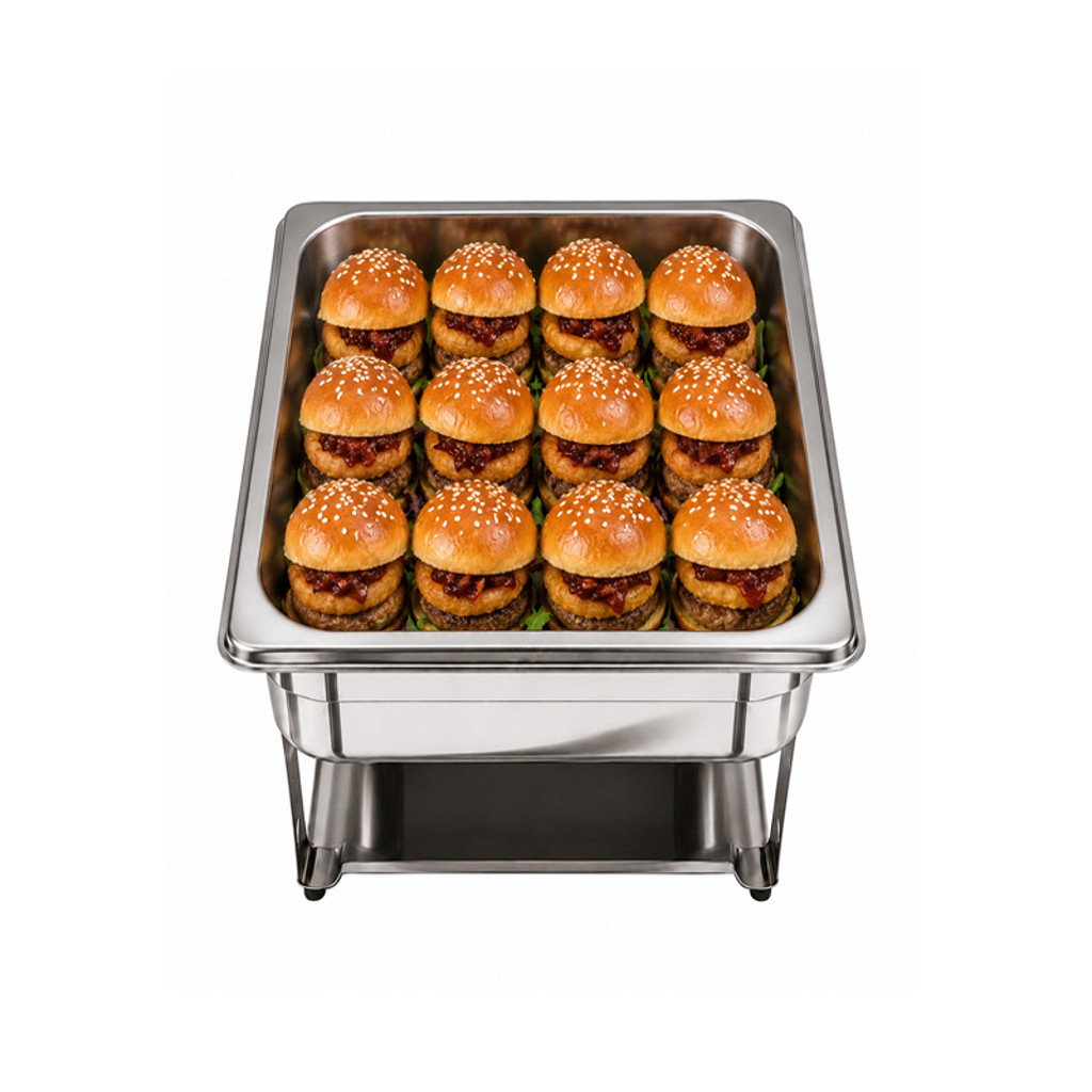 Irish Beef Sliders, Onion Rings & Tomato Chutney